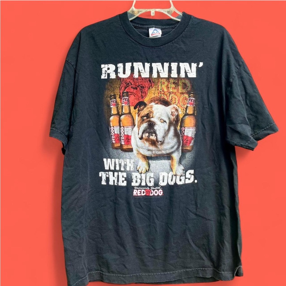 Vintage Red Dog Beer Graphic Tee Size XL